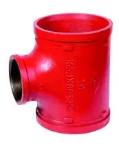 TEE REDUCTOR RANURA (HIERRO DUCTIL) MECH - P130R