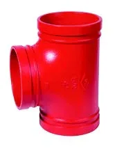 TEE RC RANURA (HIERRO DUCTIL) MECH - P130S