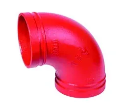 CODO X90º RL RANURA (HIERRO DUCTIL) MECH - P90