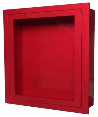 GABINETE CONTRA INCENDIO EMPOTRADO (PL.LAF 1/16′ - ROJO)