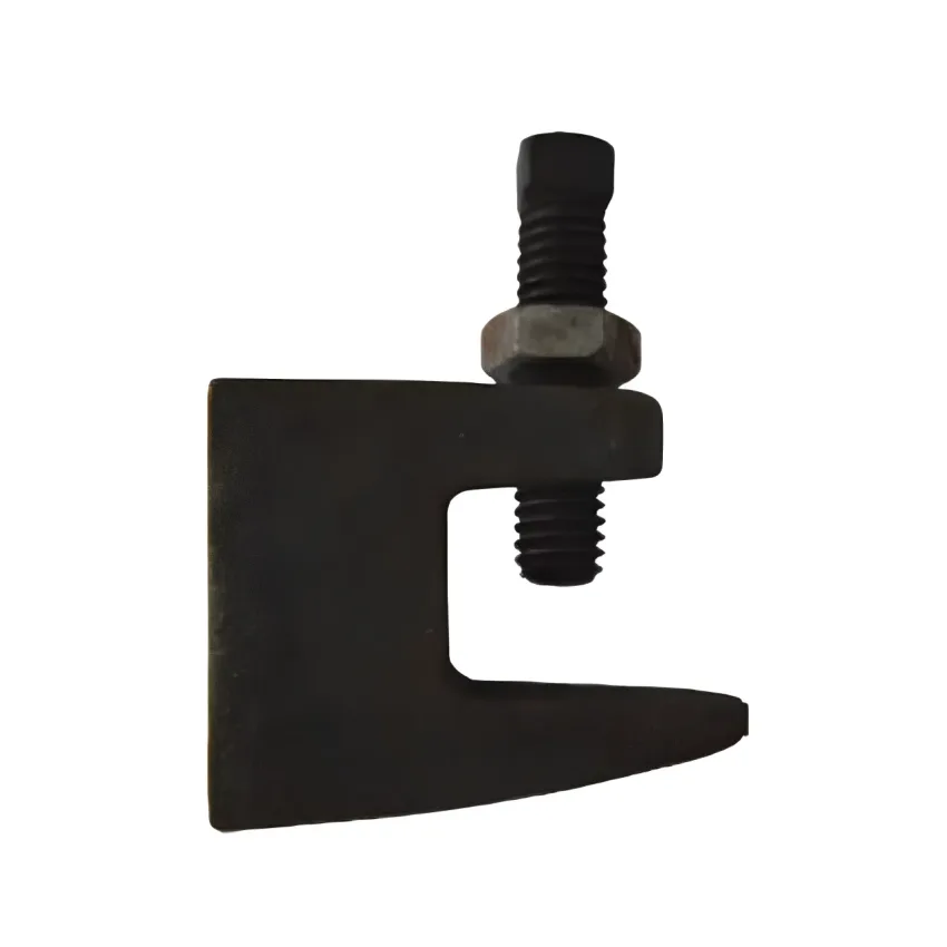 FLOWCOM - SOPORTE «C» BEAM CLAMP ROSCA (FIERRO NEGRO) BC01
