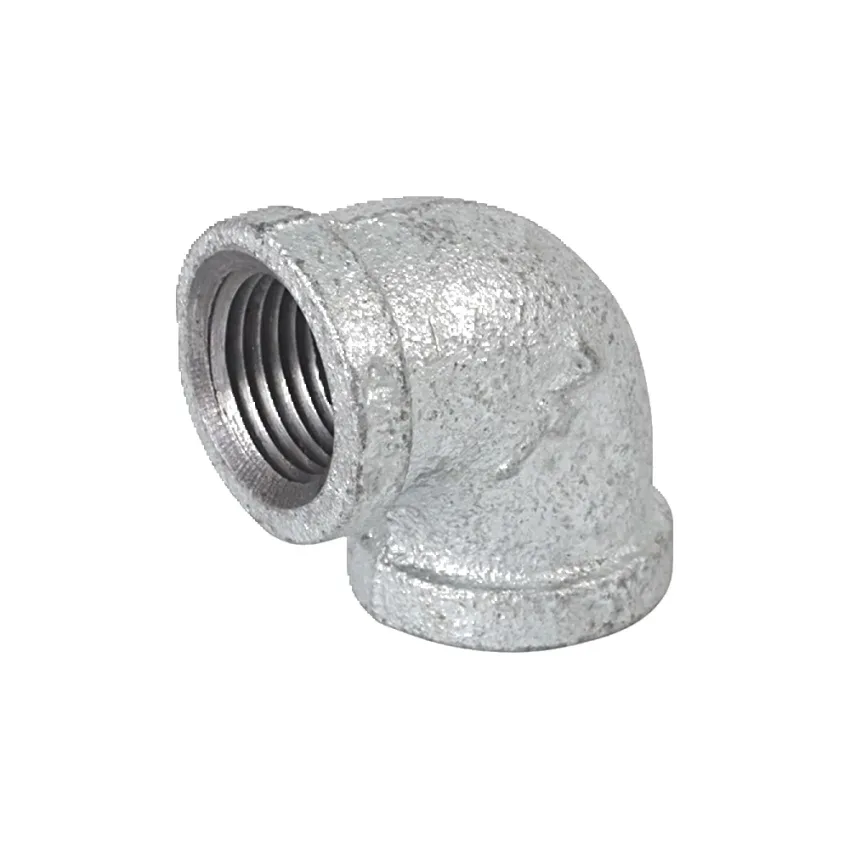 Codo 90° Fierro Galvanizado Roscado