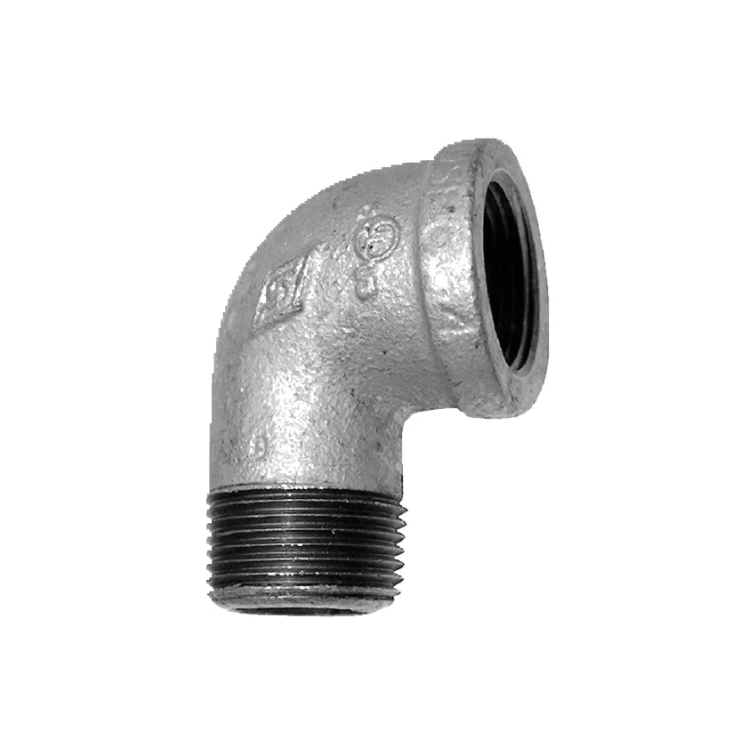 Codo Cachimbo Fierro Galvanizado Roscado