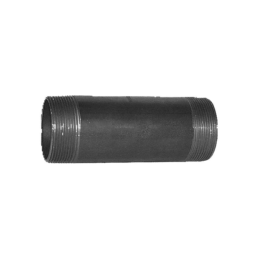 Niple Roscado Acero Negro Sch40 1/2″