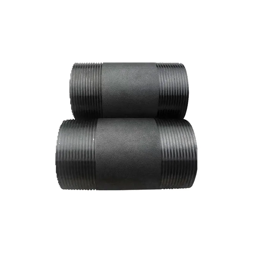 Niple Roscado Acero Negro Sch40 2 1/2″