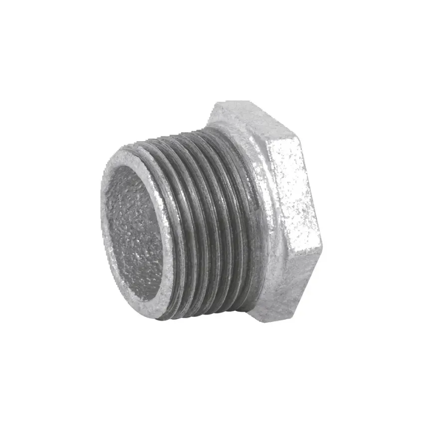 Reducción Bushing Fierro Galvanizado Roscado