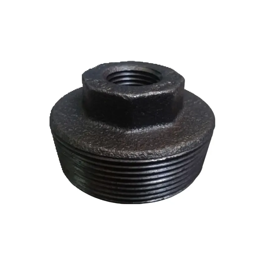 Reducción Bushing Fierro Negro Roscado