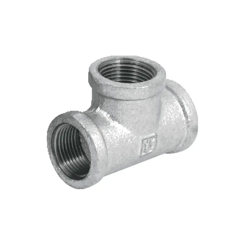 Tee Fierro Galvanizado Roscado