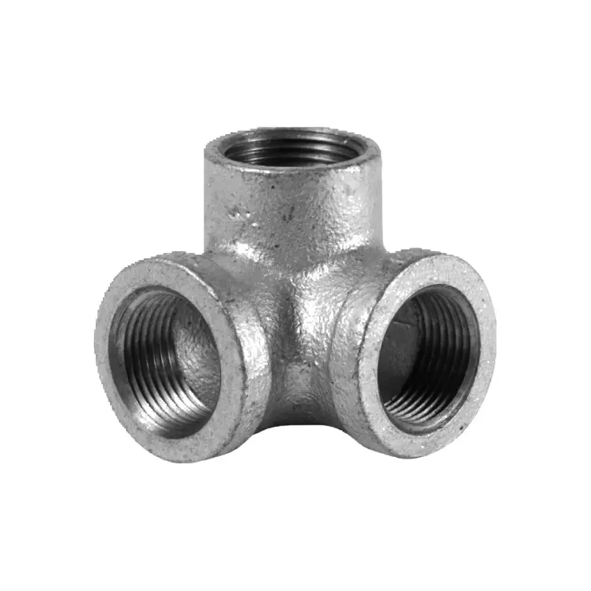 Tricodo Fierro Galvanizado Roscado