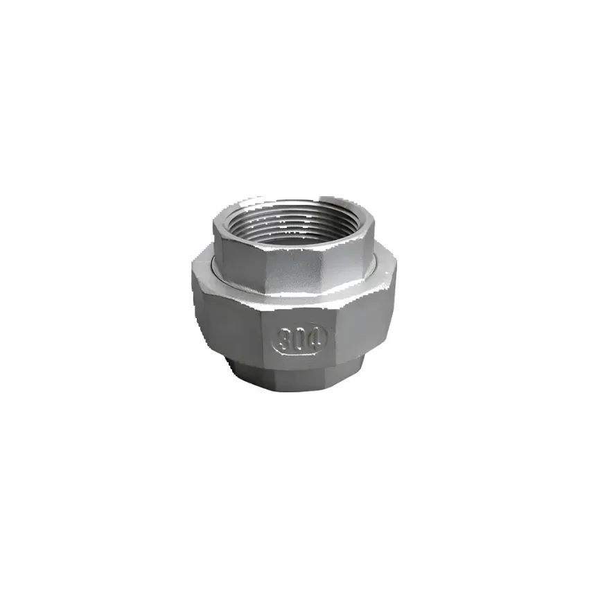 Unión Universal Acero Inoxidable Roscado
