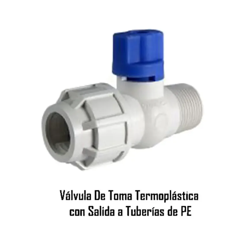 Válvula De Toma Termo Plástica Con Salida A Tuberías De Pe