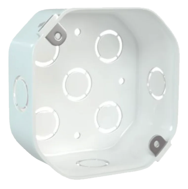 Caja de pase octogonal pvc