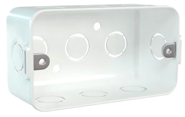 Caja de pase rectangular pvc