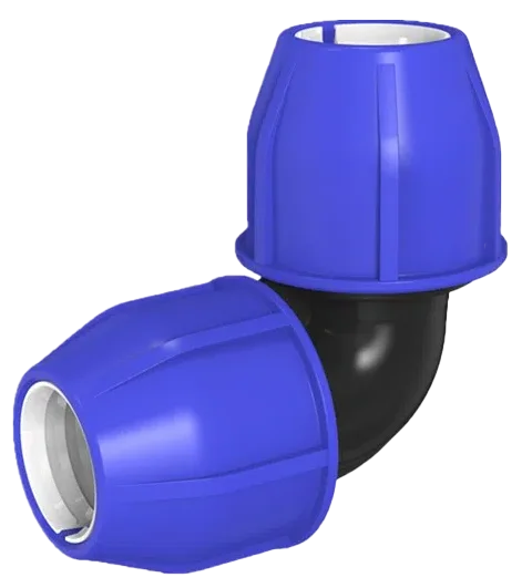 Codo 90 ° HDPE para manguera