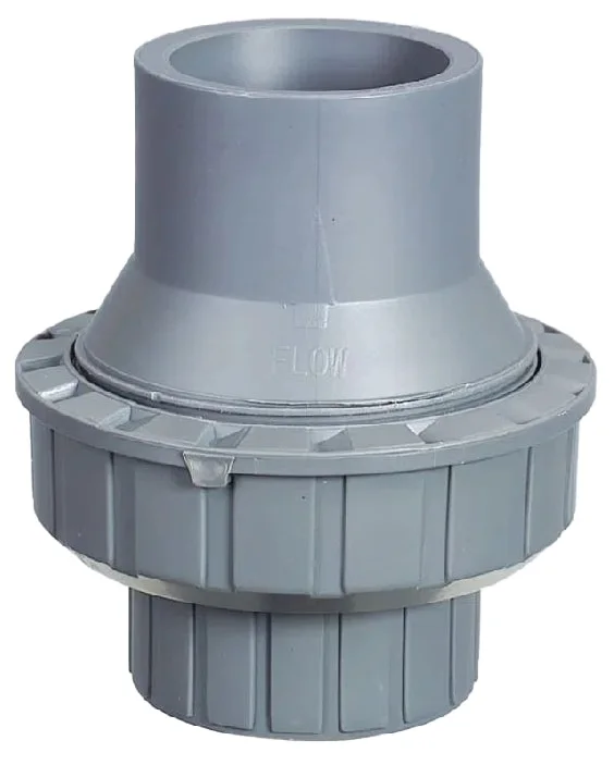 Válvula check resorte de union simple pvc