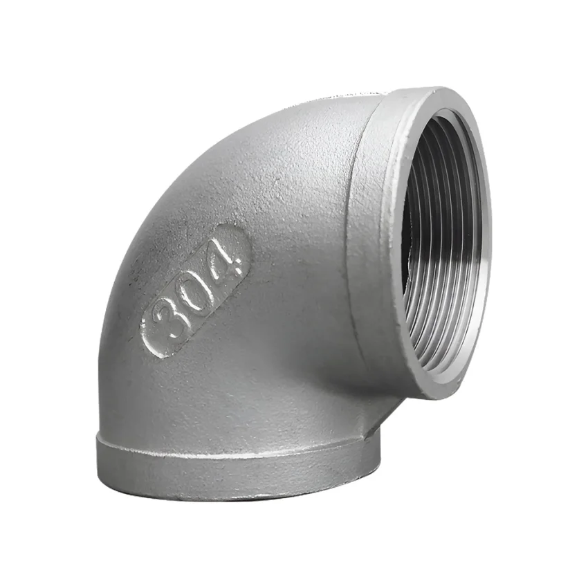 Codo Ac. Inox. C-304 C/Rosca x 150 LBS.