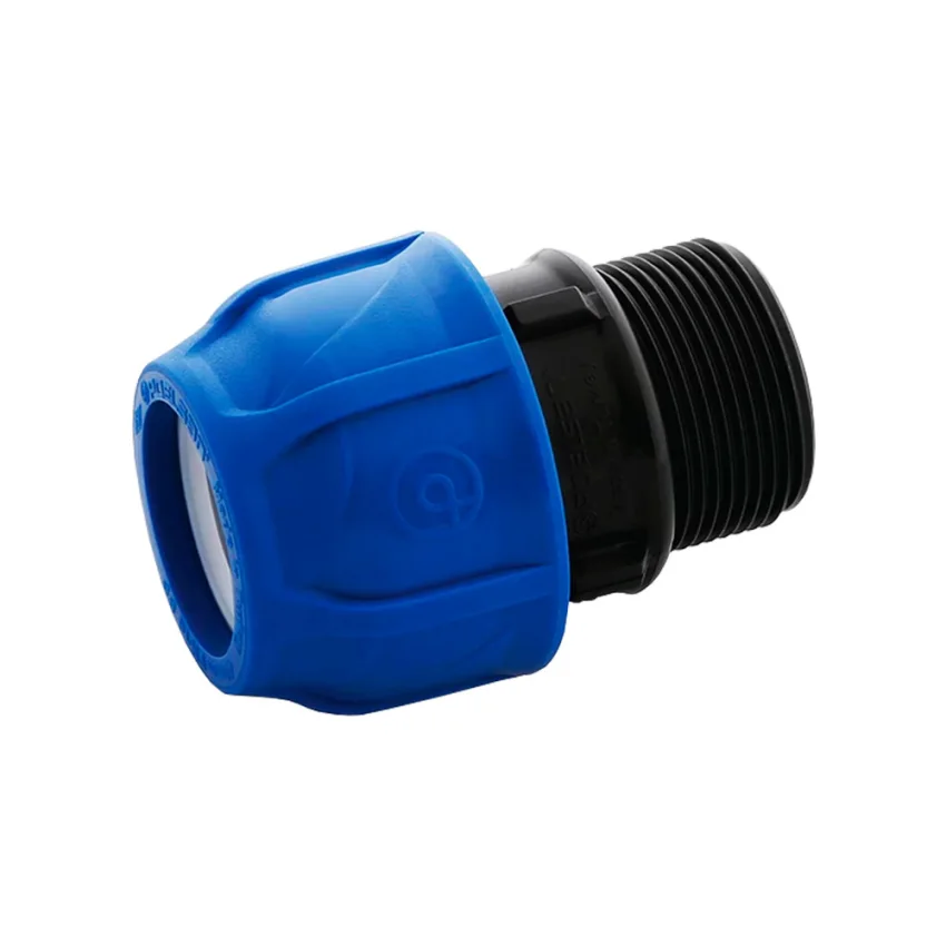 Enlace Rosca Macho HDPE