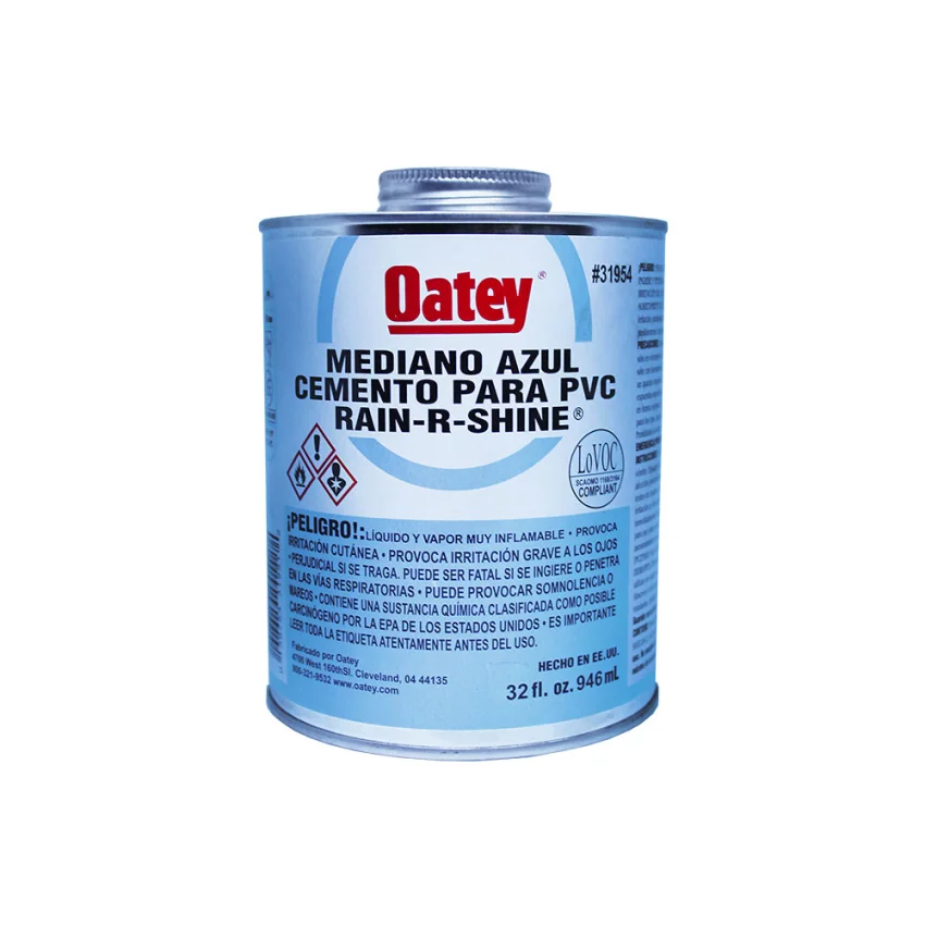 Mediano Azul Cemento para PVC Rain R Shine
