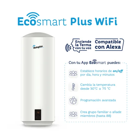 Terma de Acumulacion Ecosmart Wifi 100L