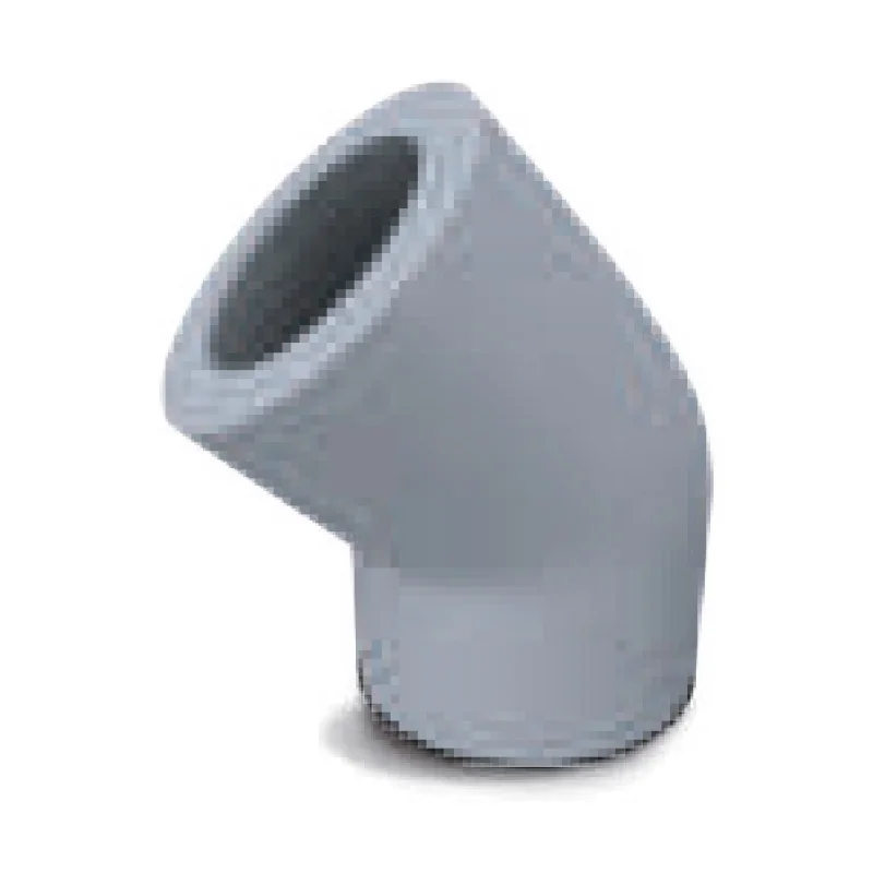 Codo 45° 4" a Socket Tuboplus Alta Presión PPR-CT SDR 7.4 - Plano Dimensional Técnico