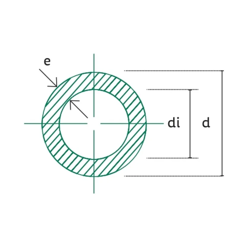 Tubos Tuboplus PP-R Termofusión - Plano Dimensional Técnico